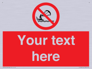 Custom No kite surfing